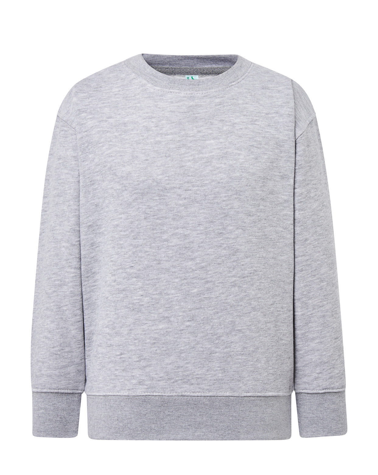 Crew Neck Sweatshirt Kid - Ash Melange