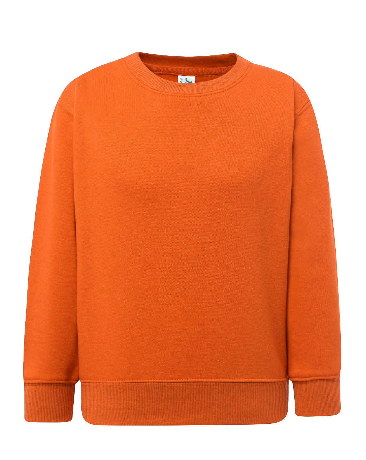 Crew Neck Sweatshirt Kid - Orange