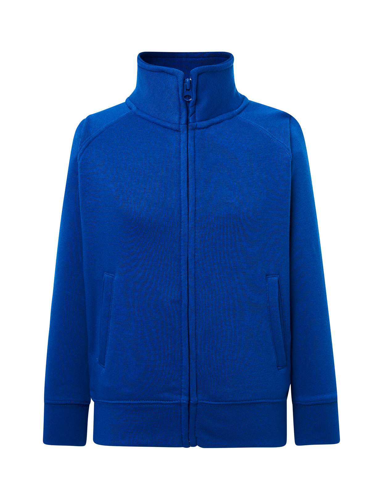 Kid Full Zip Sweatshirt - Royal Blue