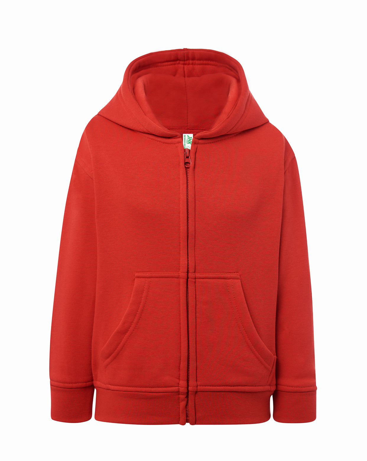 Kid Hooded French Terry Sweatshirt - Red