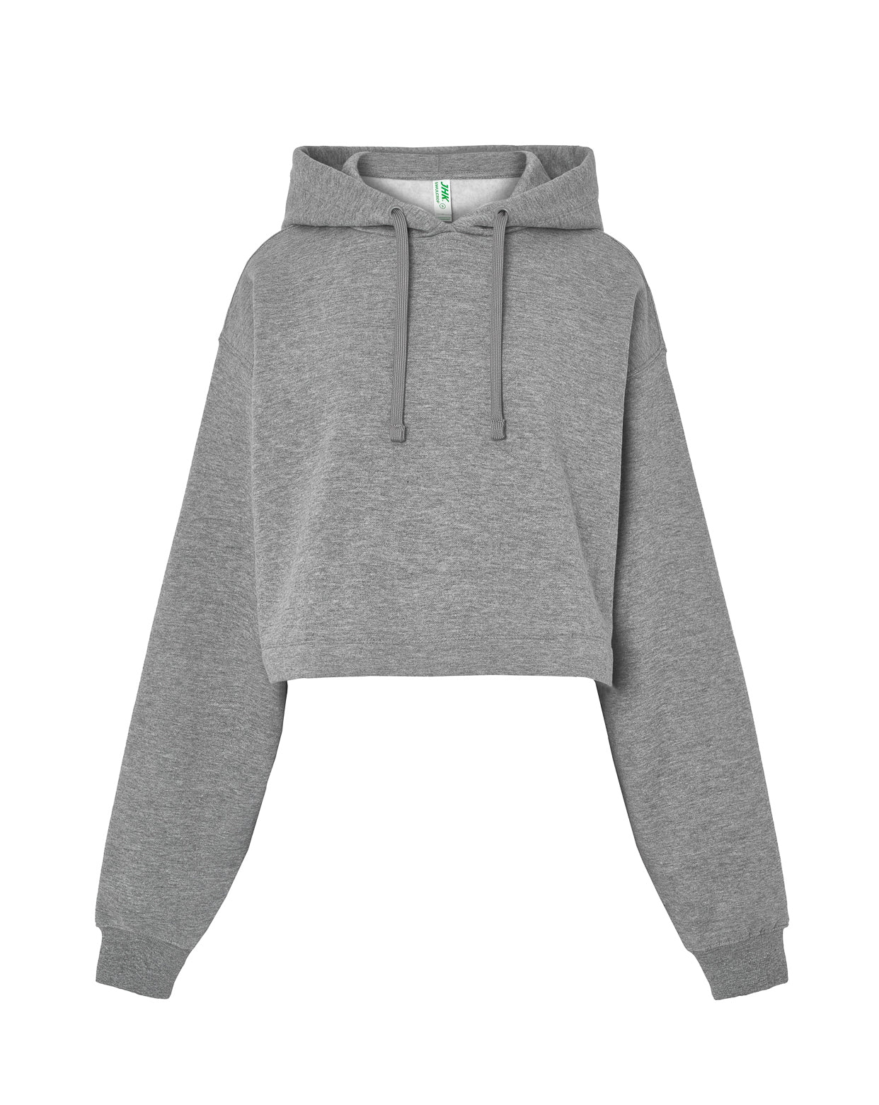 Sweatshirt Lady Cropped - Grey Melange