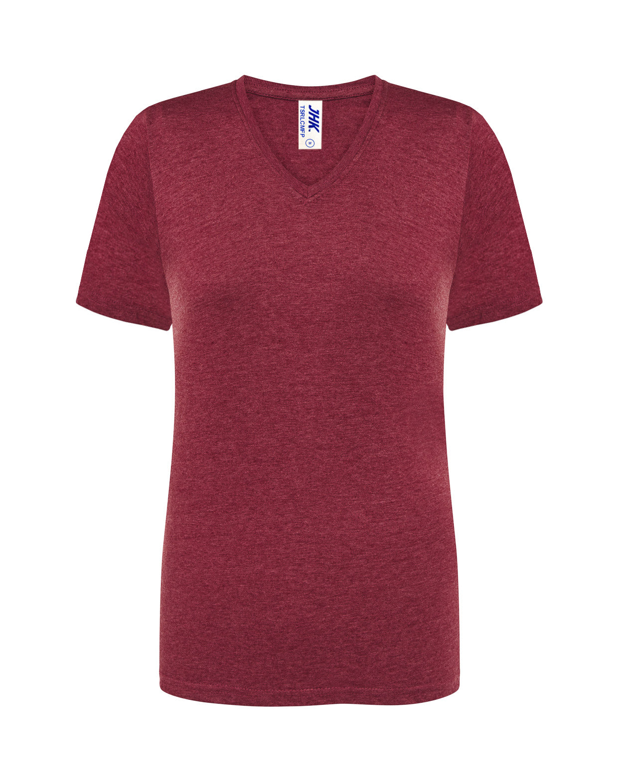 Lady Regular Comfort V-Neck - Burgundy Heather
