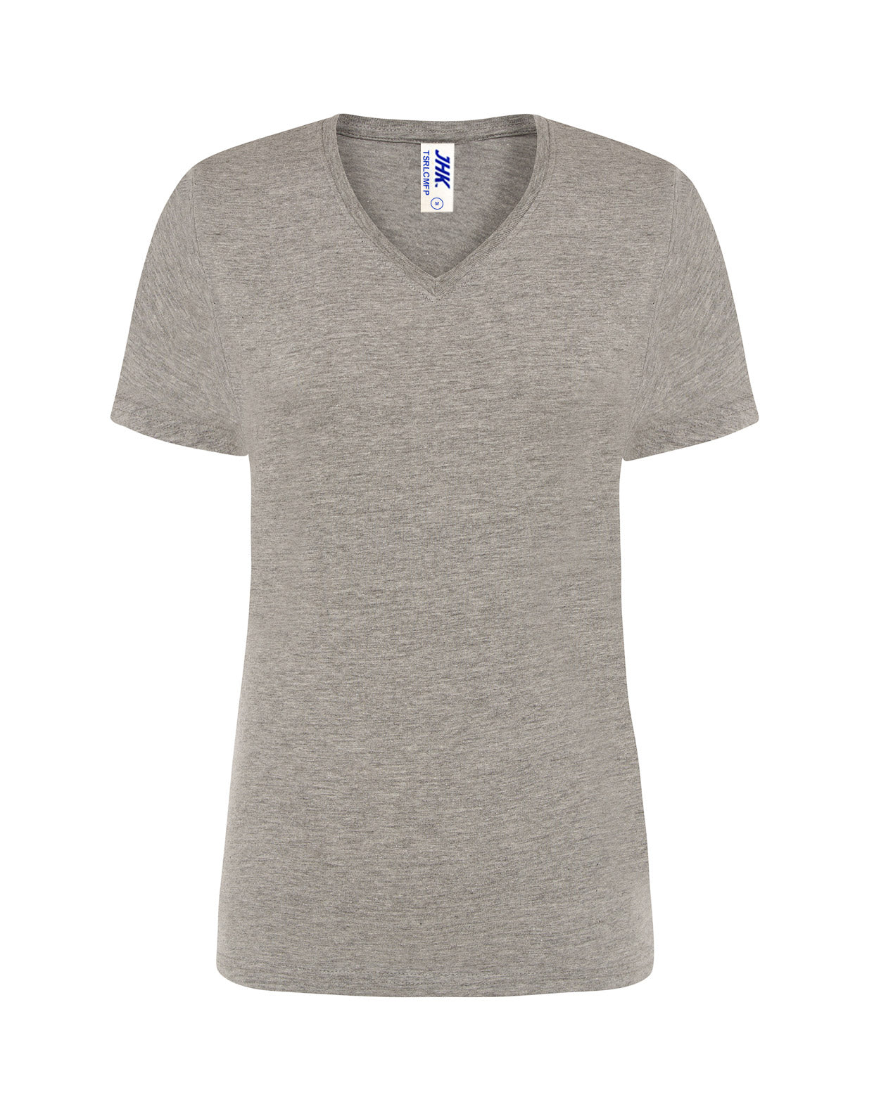 Lady Regular Comfort V-Neck - Grey Melange
